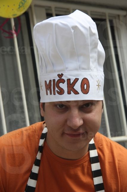 Kuchár Miško - v kuchárskej čapici