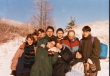 Horná Maríková 1997 - prvá silvestrovská lyžovačka, v rozostavanej chate, bol tam s nami aj kaplán Roman Fridrich